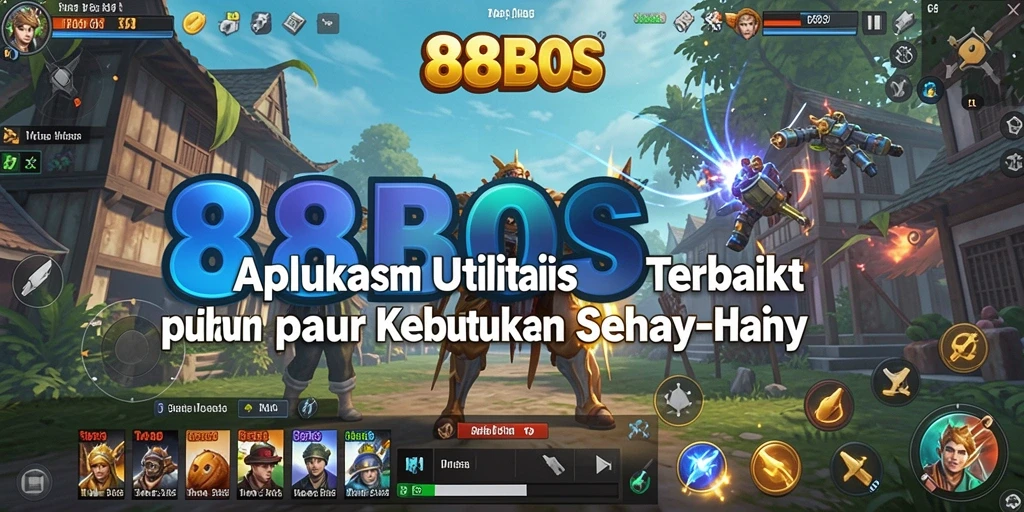 Tampilan antarmuka 88BOS yang sederhana dan efisien.