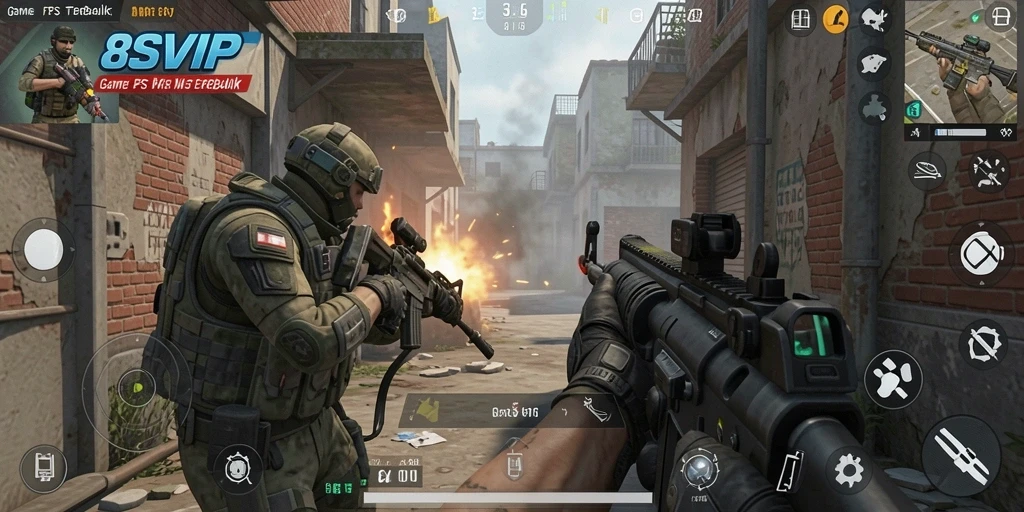 Gameplay <strong>8SVIP</strong> yang intens dan menarik di battlefield.
