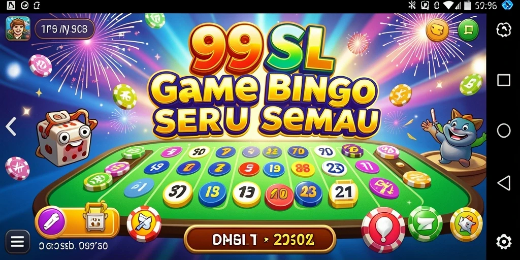 Tampilan gameplay Bingo yang seru dan interaktif.