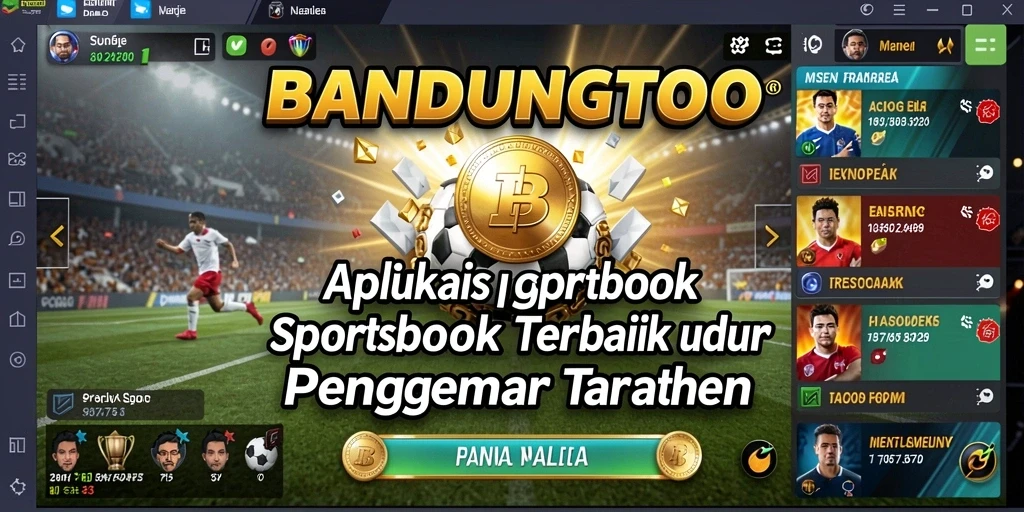 Tampilan gameplay menarik dari aplikasi Sportsbook BANDUNGTOTO.