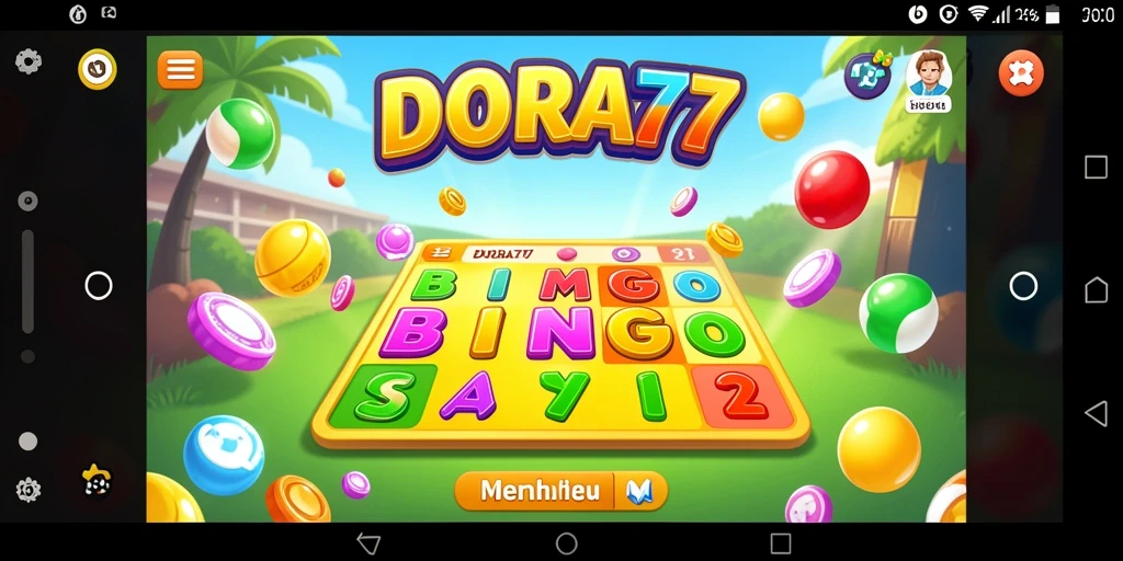 Tampilan gameplay DORA77 yang seru dan interaktif dalam permainan Bingo.