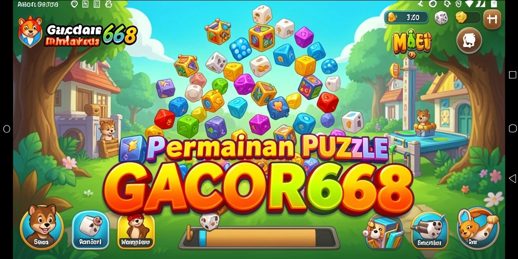 Tampilan gameplay menawan dari GACOR668, penuh tantangan puzzle.