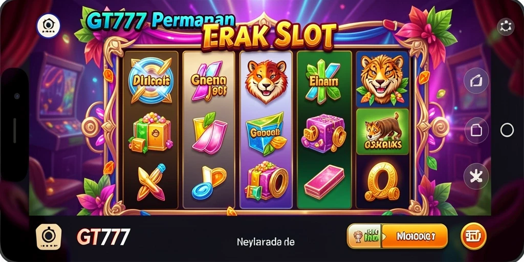 Tampilan menarik dari gameplay Slot di GT777.