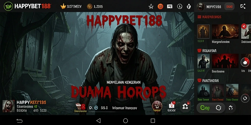 Screenshot gameplay <strong>HAPPYBET188</strong> menunjukkan momen menegangkan saat menjelajahi area yang suram.