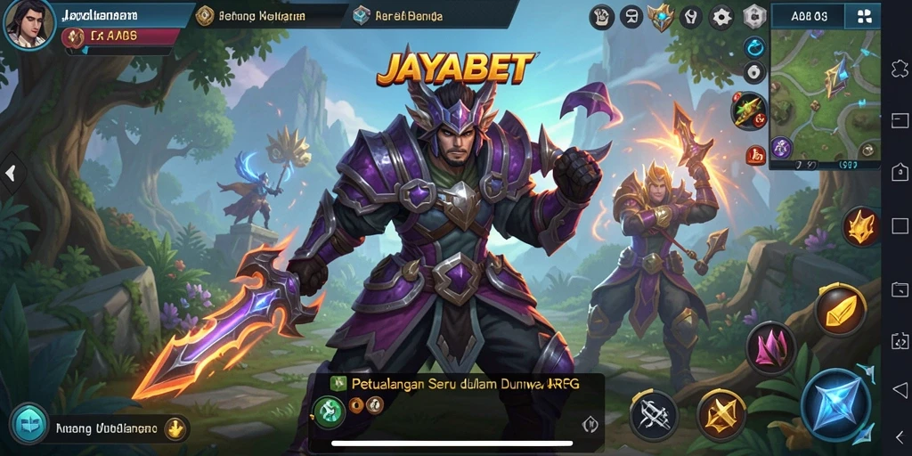 Tampilan menarik dari gameplay JAYABET dalam dunia ARPG.