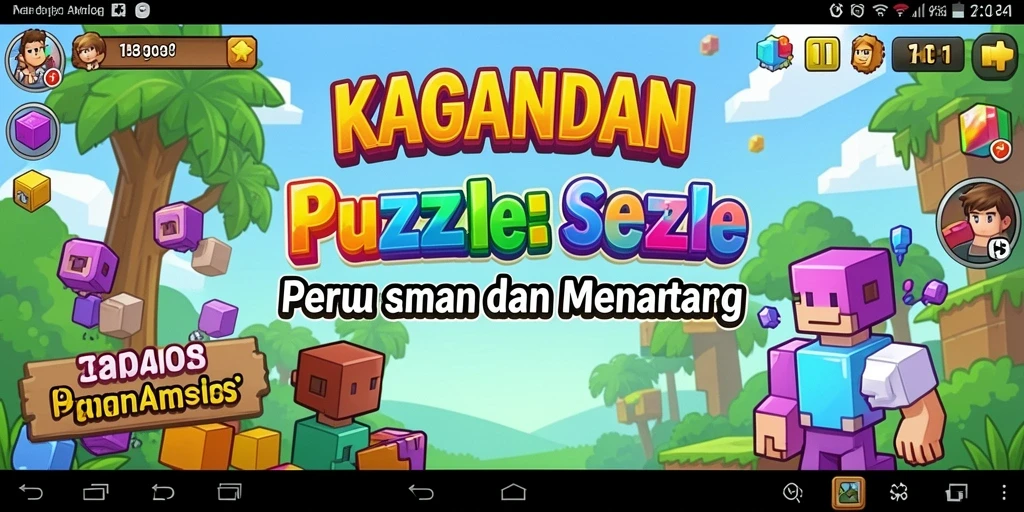 Tampilan gameplay KAGANDAN yang penuh dengan teka-teki menarik