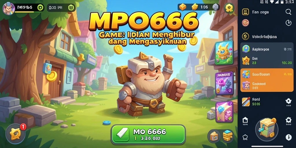 Tangkapan layar MPO666 menunjukkan gameplay Idle yang menyenangkan dan interaktif.
