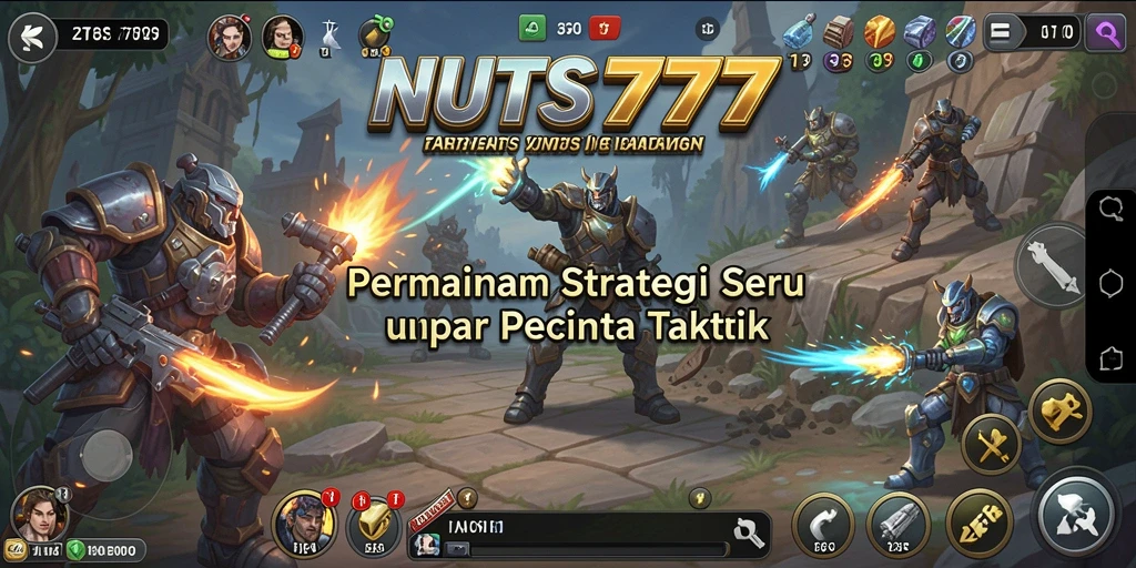 Gambaran gameplay mendebarkan dalam NUTS777 dengan taktik seru.