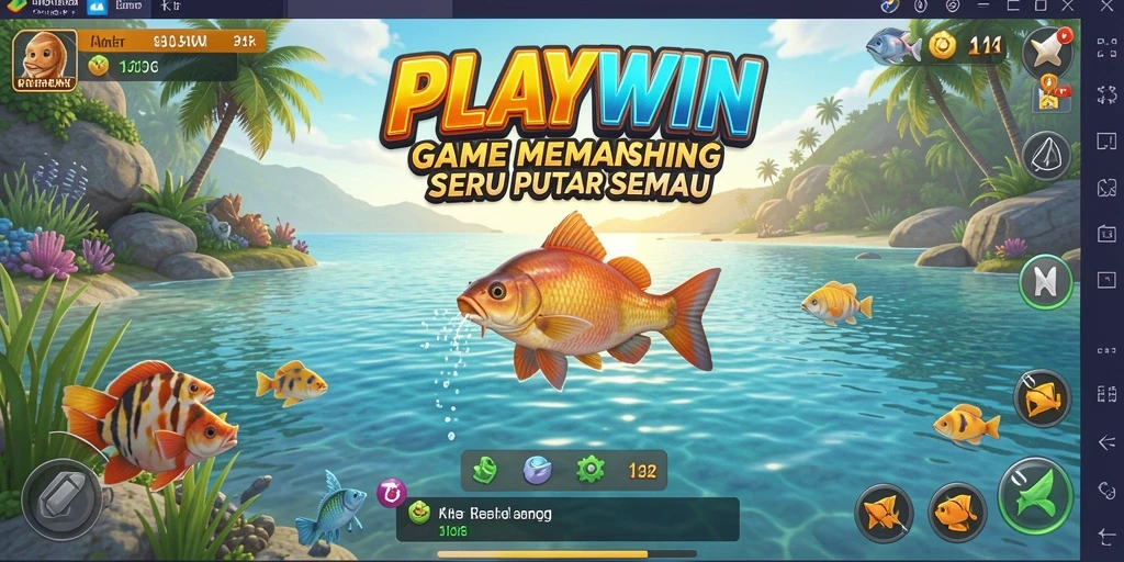 Tangkapan ikan besar di laut dalam PLAYWIN.