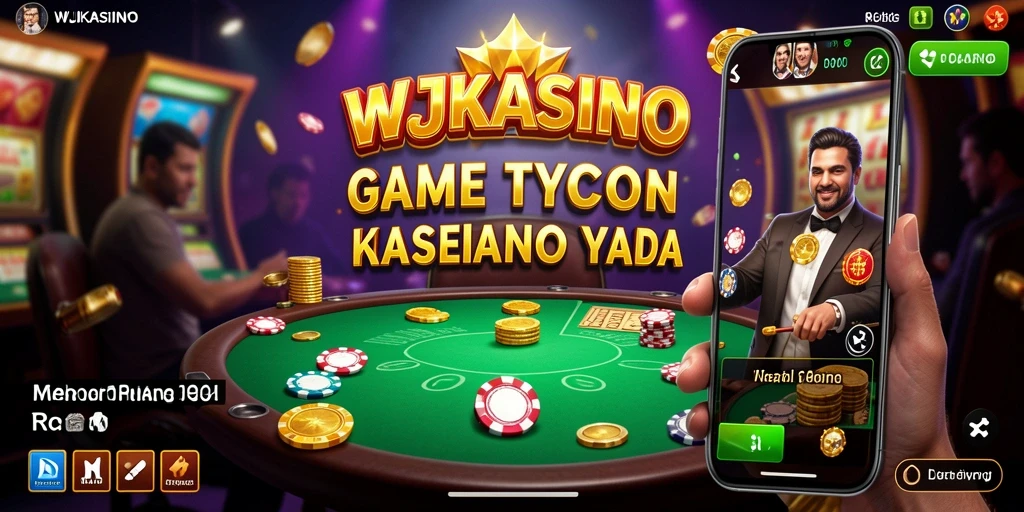 Tampilan gameplay <strong>WJKASINO</strong> yang menarik dan interaktif saat mengelola kasino.