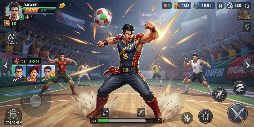 Tampilan gameplay seru dan kompetitif dalam YAGAOHEN.