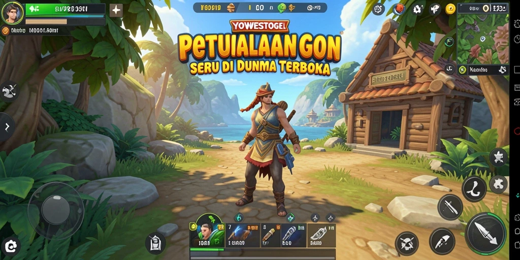 Gameplay YOWESTOGEL yang menakjubkan dalam dunia terbuka.